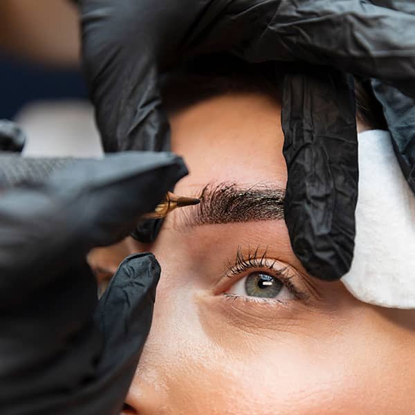 Microblading tattooing technique