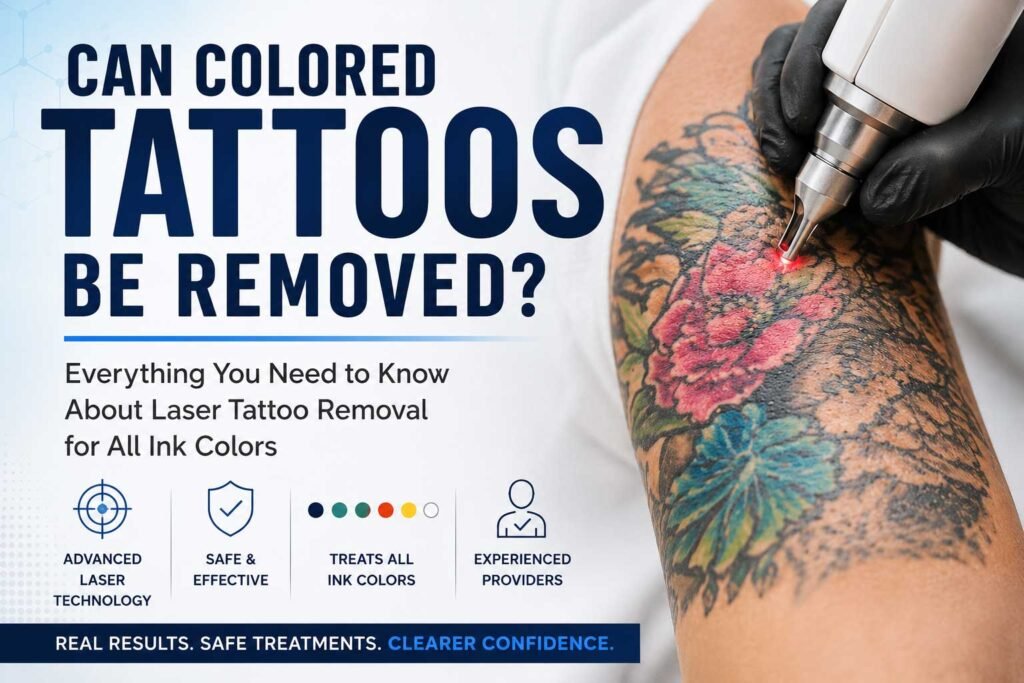 can colored tattoos be fully removed