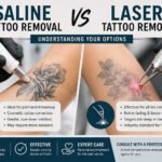 Saline Tattoo Removal vs Laser Tattoo Removal: Which Is Better?