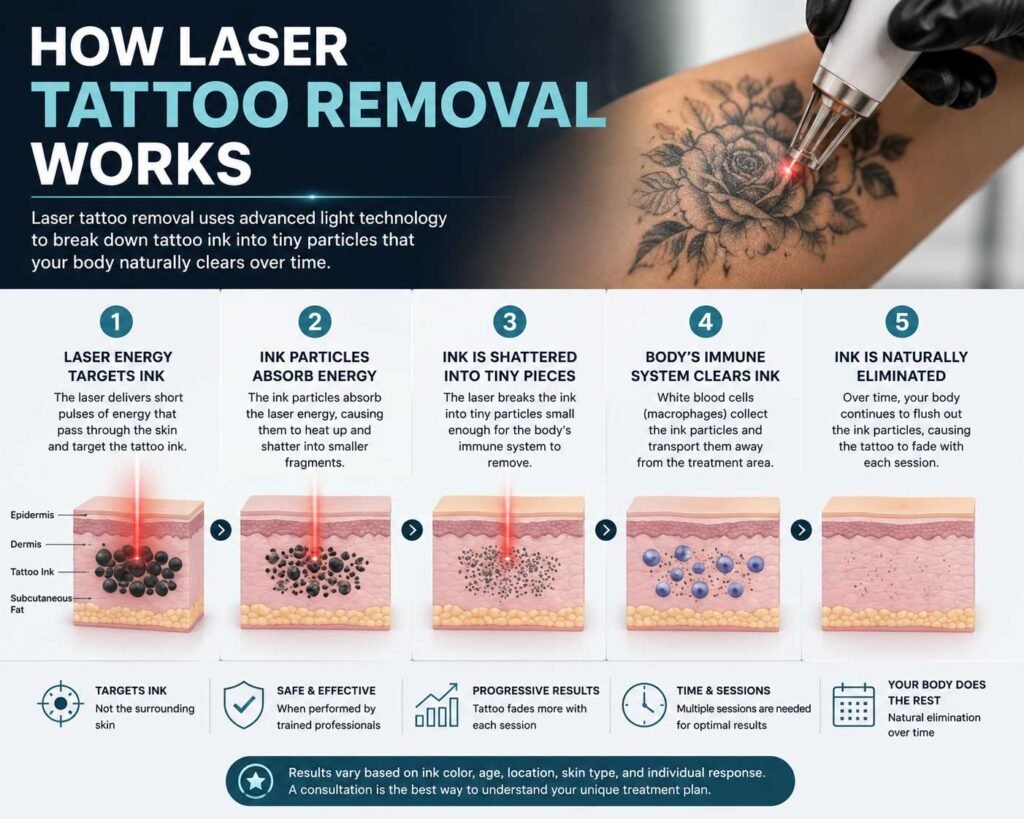 How laser tattoo removal works